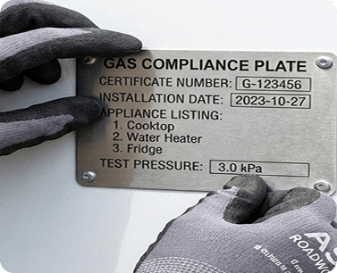 Gas Compliance Plate