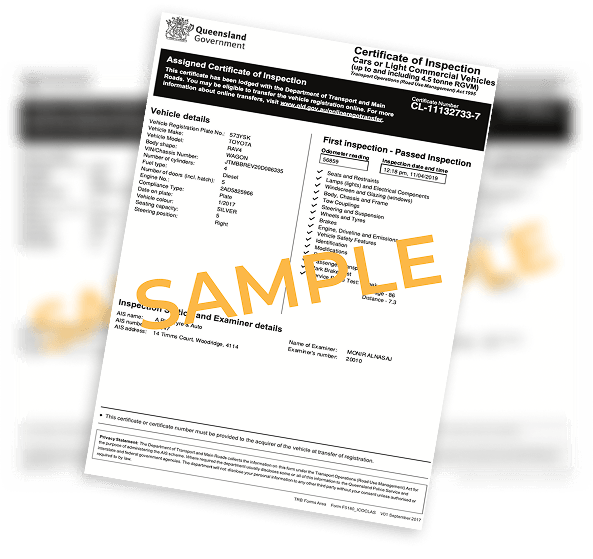 COI Certificates | Gold Coast Brisbane Ipswich