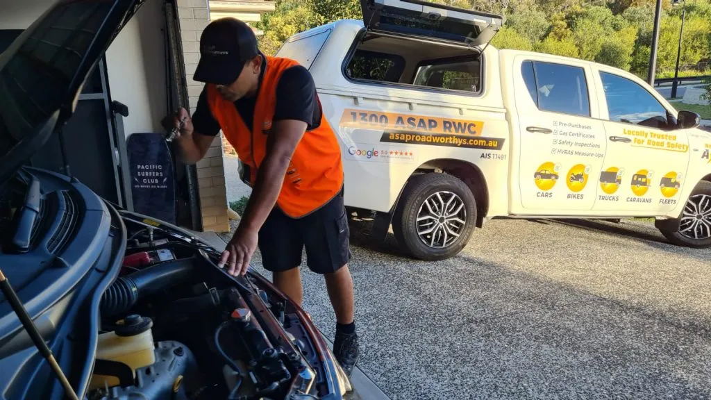 safety examiner conducting a road safety inspection