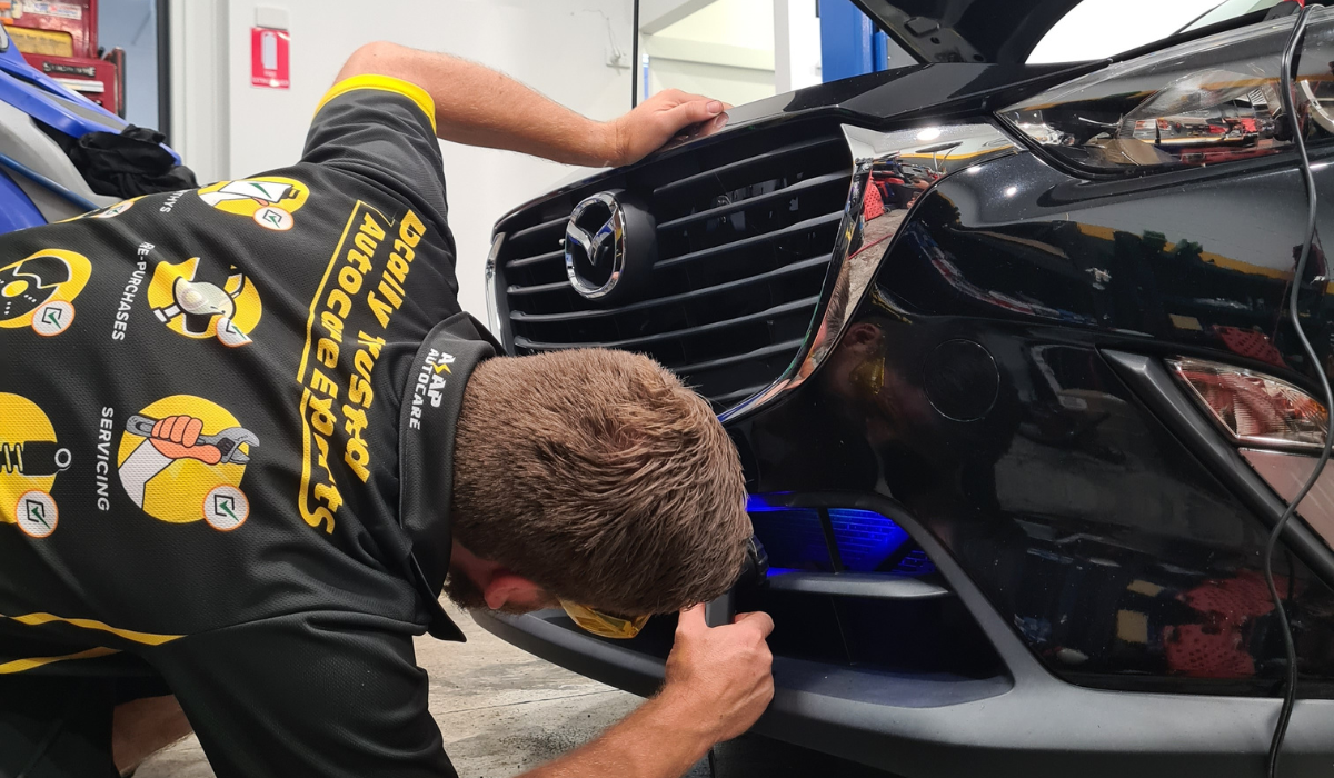 ASAP staff member working on AC regas